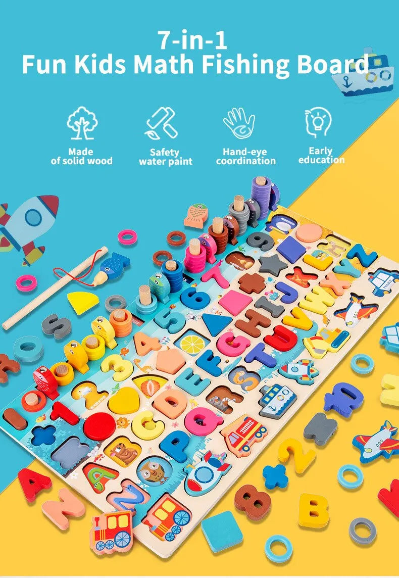 Juguete Educativo Montessori de Madera para Bebés