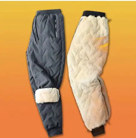 Pantalón de Chándal de Forro Polar Grueso para Hombre