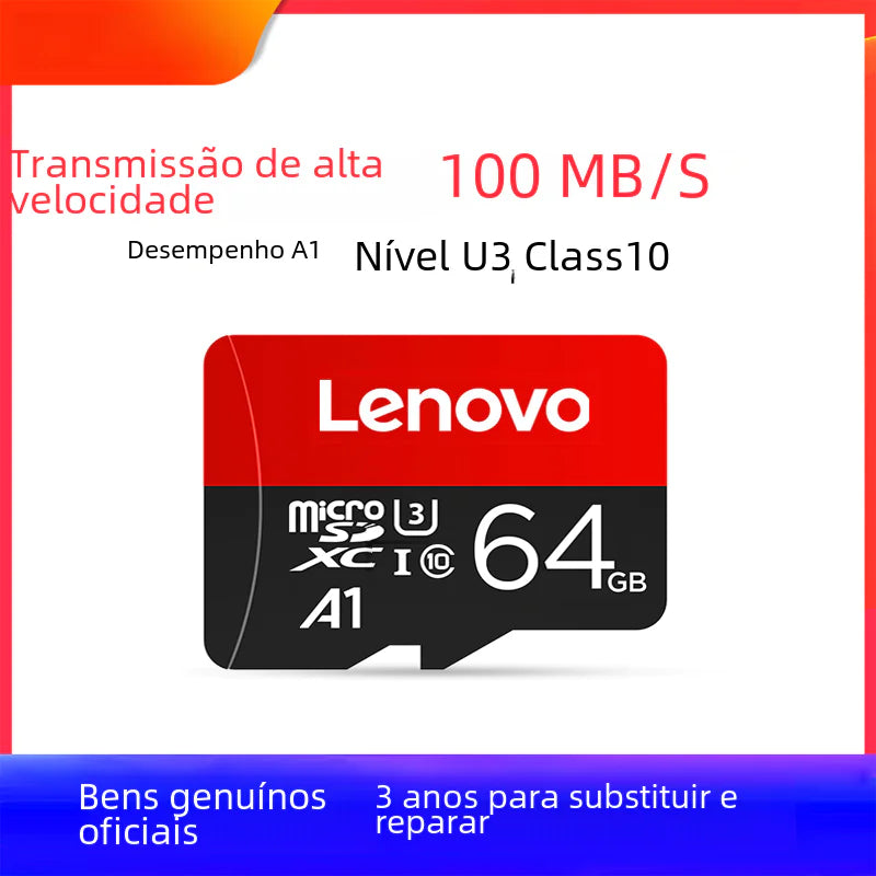 Tarjeta de Memoria de Alta Velocidad Lenovo TF MicroSD para Dispositivos