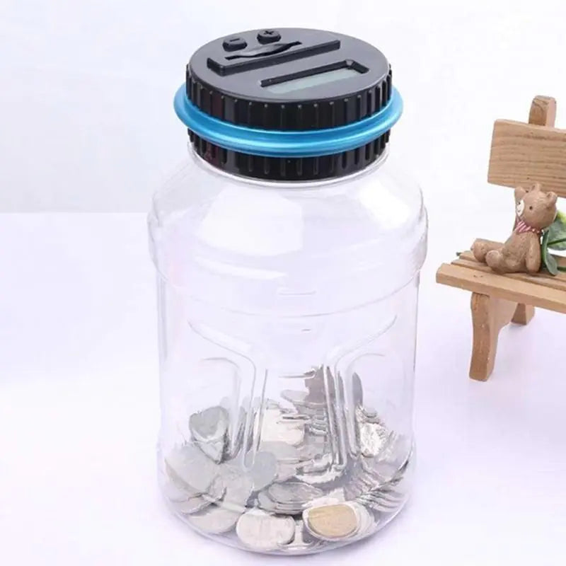 Alcancia Electrónica Contadora de Monedas