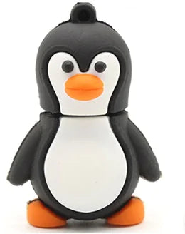 Memoria USB de 1GB con Diseño de Pingüino de Dibujos Animados (Regalo Creativo)