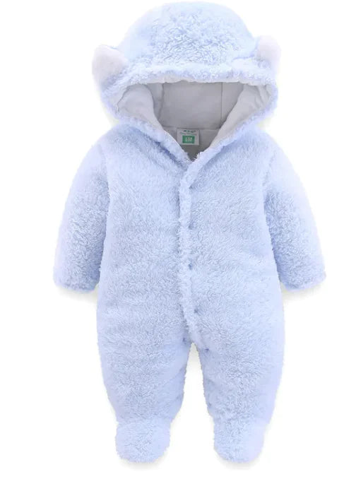Mameluco de Bebé para Invierno Nuevo, Cálido y Grueso