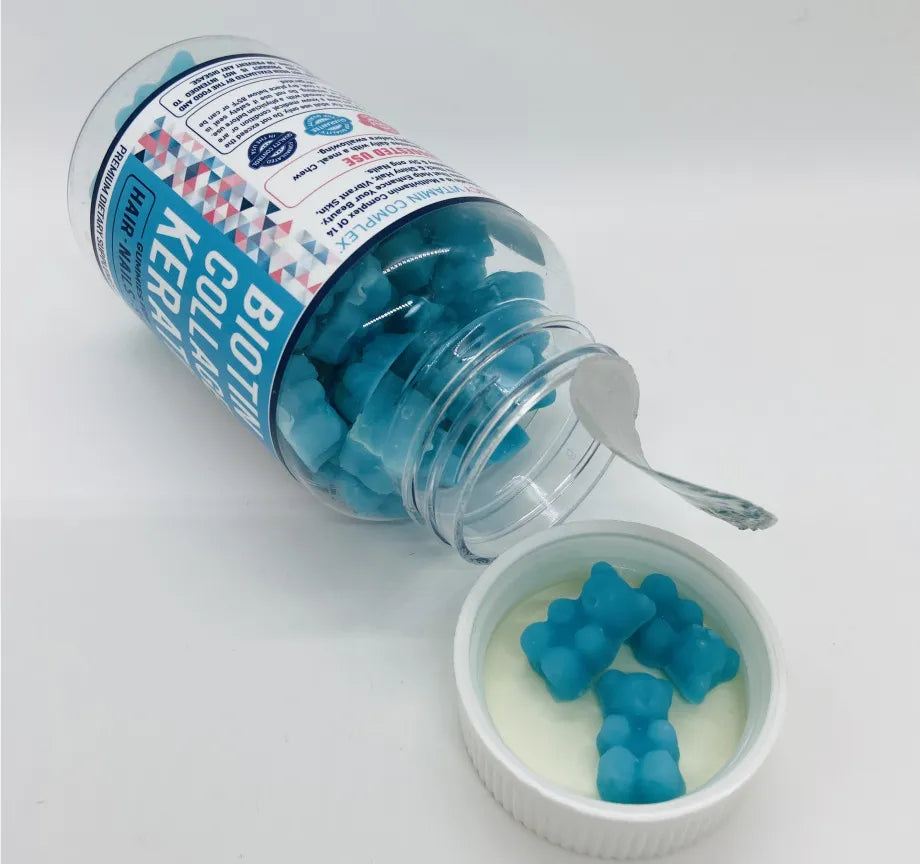 Gomitas de Biotina y Colágeno para Cabello, Uñas y Piel