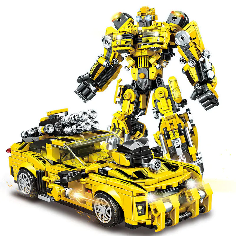 Robot Transformable Compatible con Bloques de Construcción LEGO