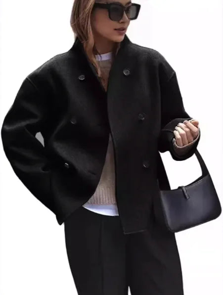 Abrigo de Lana para Mujer de Invierno