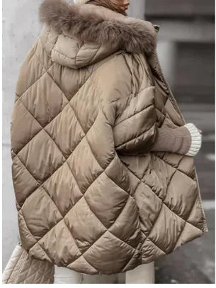 Abrigo Cárdigan con Capucha para Invierno
