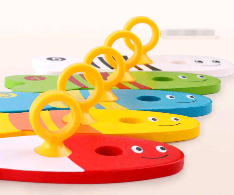 Set de Pesca de Madera para Niños - Juego Educativo
