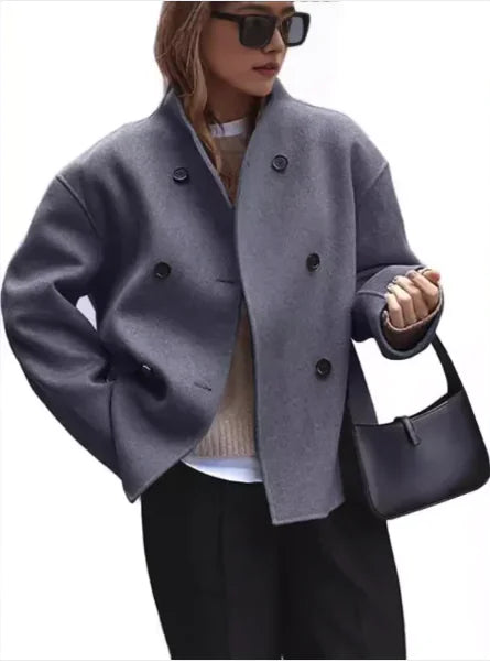 Abrigo de Lana para Mujer de Invierno