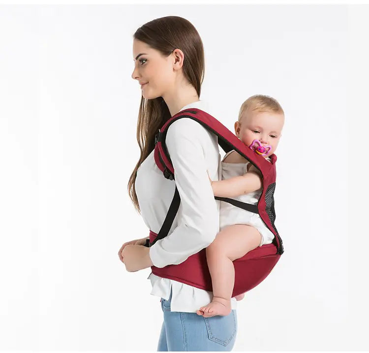 Portabebés, Mochila para Bebé, Taburete de Cintura, Silla de Arnés