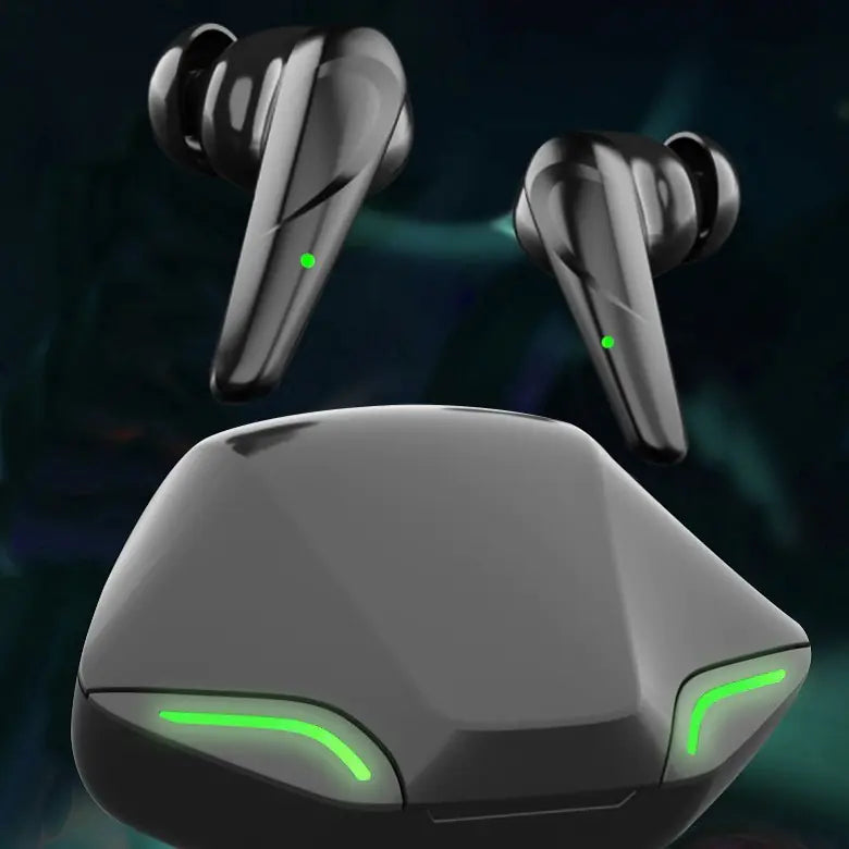 Mini auriculares inalámbricos Bluetooth para juegos con estuche de carga