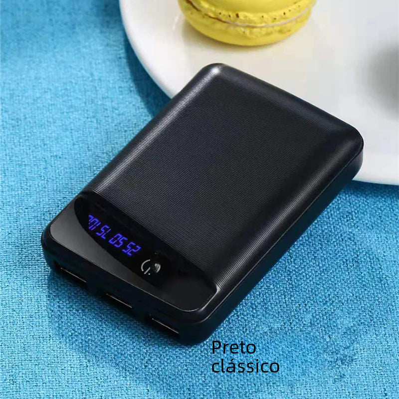 Caja para Banco de Energía 18650 DIY sin Soldadura con 3 Puertos USB