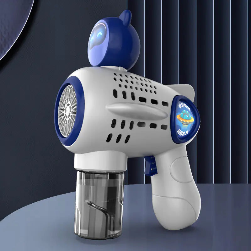 Pistola de Burbujas Eléctrica de 32 Agujeros para Juegos Infantiles y Eventos