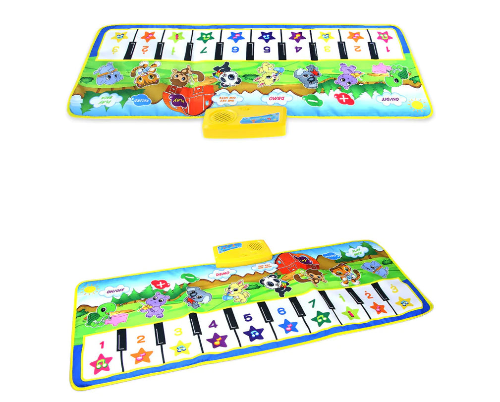 Alfombra Musical Multifuncional para Niños, Verde
