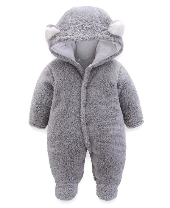 Mameluco de Bebé para Invierno Nuevo, Cálido y Grueso