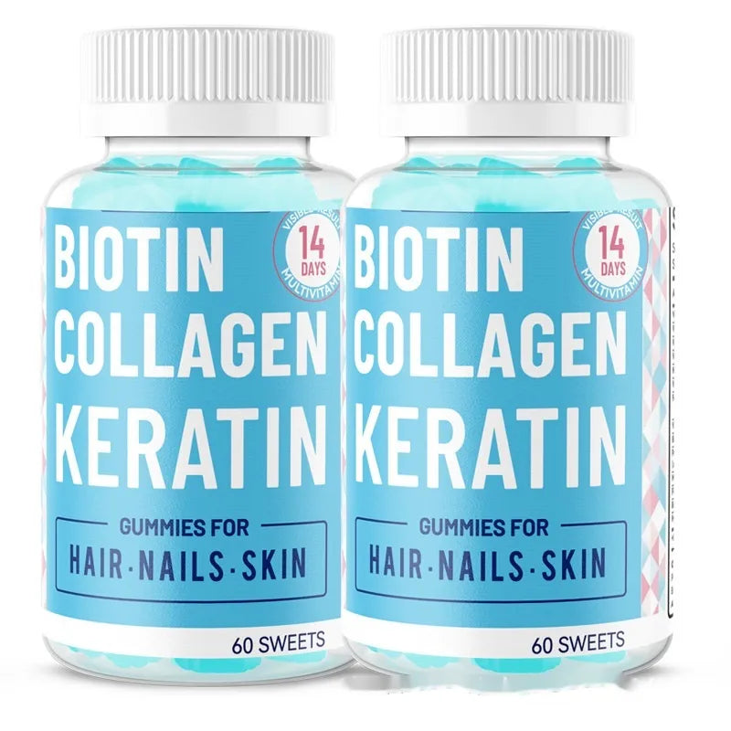 Gomitas de Biotina y Colágeno para Cabello, Uñas y Piel