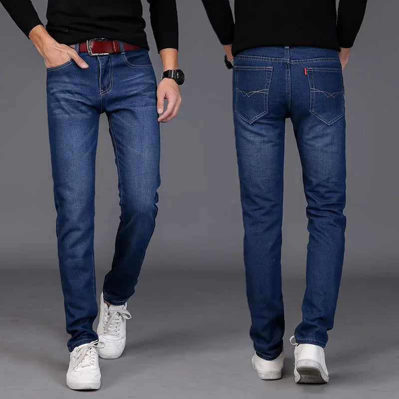 Jeans casuales transpirables para hombre