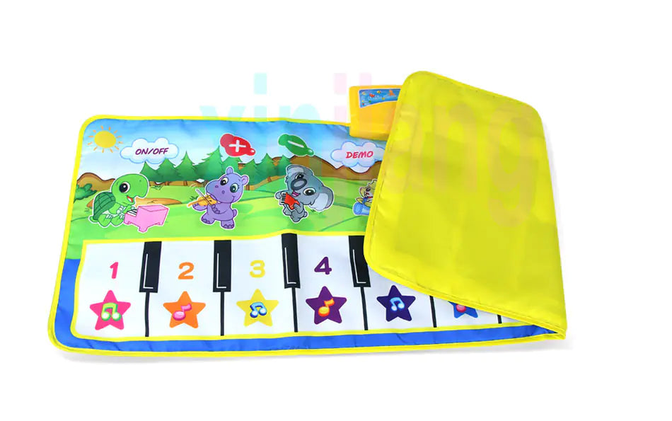 Alfombra Musical Multifuncional para Niños, Verde