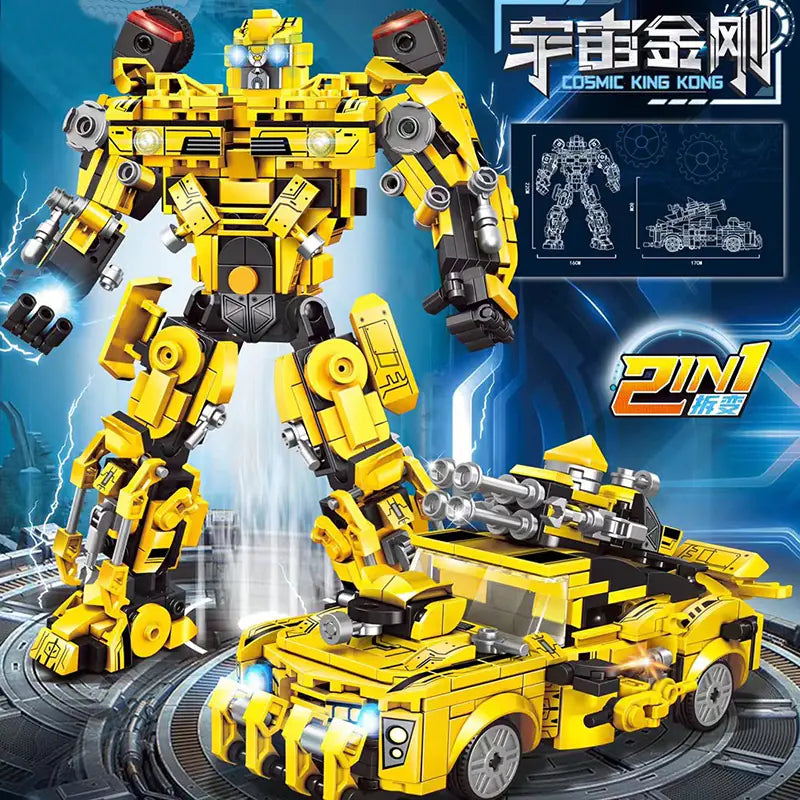 Robot Transformable Compatible con Bloques de Construcción LEGO