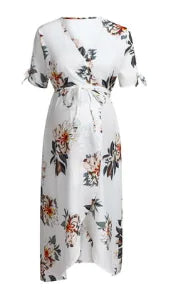 Vestido Floral de Maternidad - Ropa Casual para Mujeres