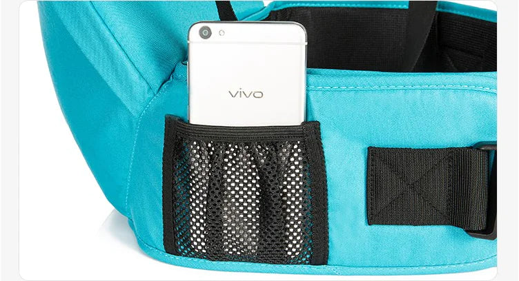 Portabebés, Mochila para Bebé, Taburete de Cintura, Silla de Arnés