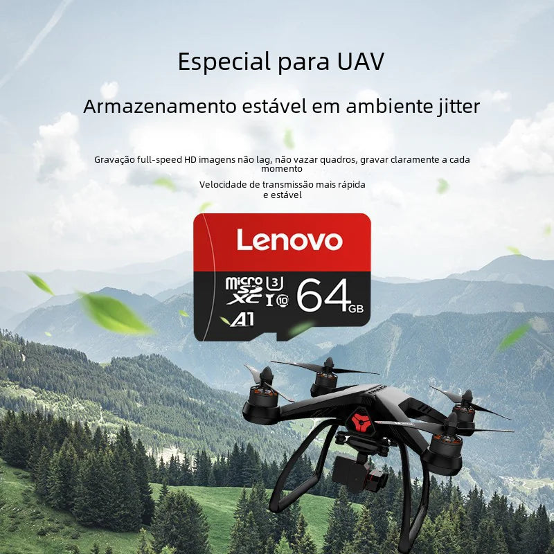 Tarjeta de Memoria de Alta Velocidad Lenovo TF MicroSD para Dispositivos