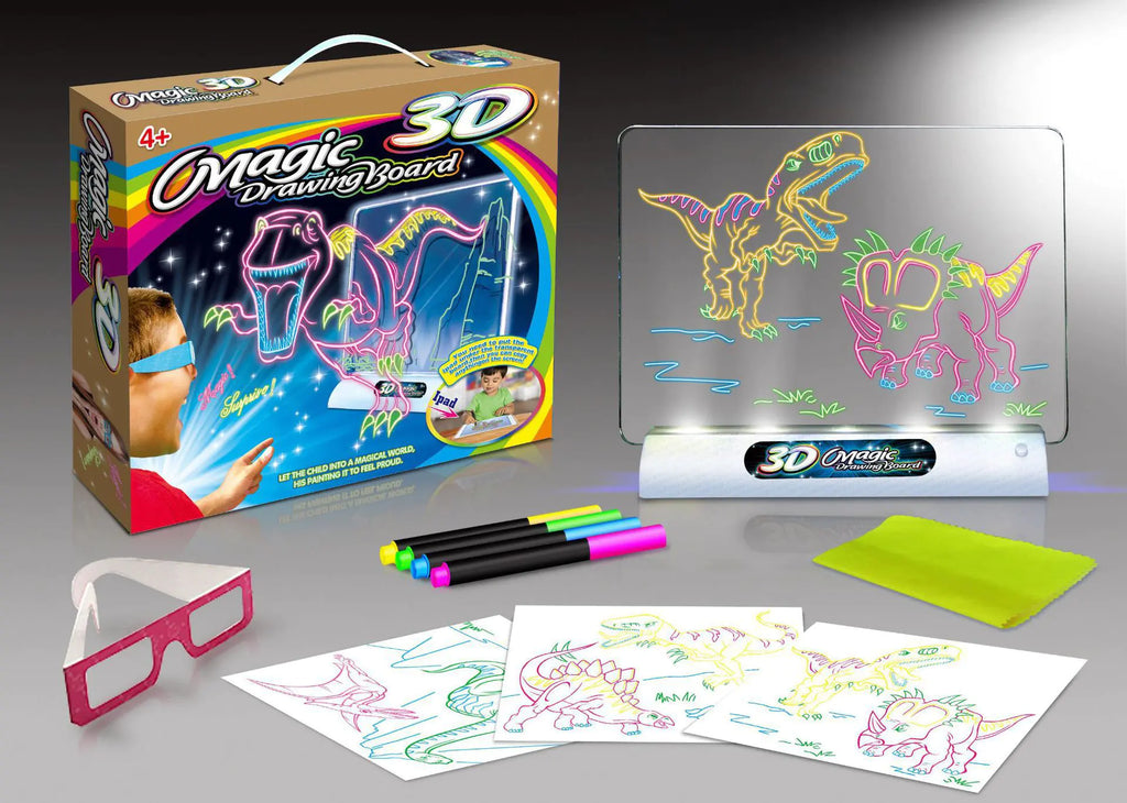 Tablero de Dibujo 3D Flash - Juguete Multifuncional de Colores