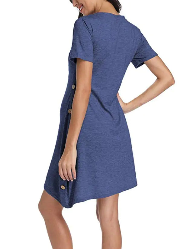 Vestido de Manga Corta Premamá