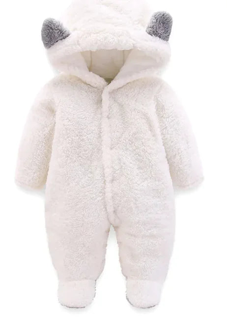 Mameluco de Bebé para Invierno Nuevo, Cálido y Grueso