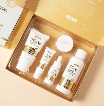 Set de Cuidado de la Piel con Extracto de Caracol, Cinco Piezas para el Rostro