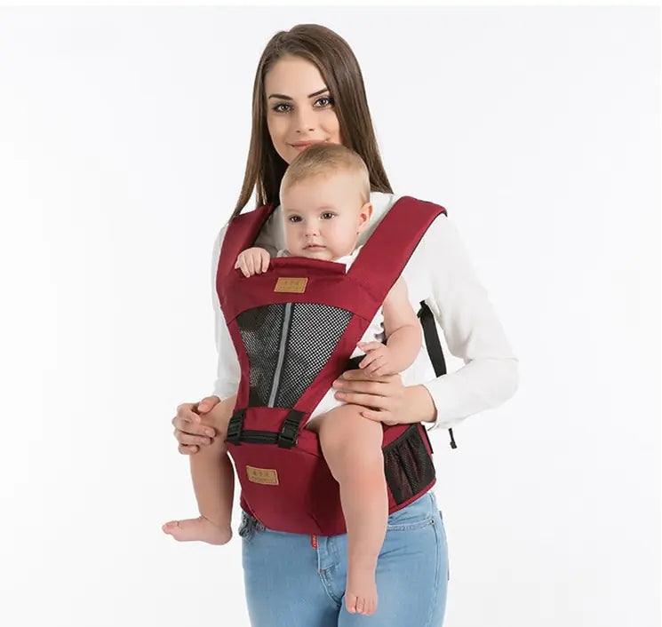 Portabebés, Mochila para Bebé, Taburete de Cintura, Silla de Arnés