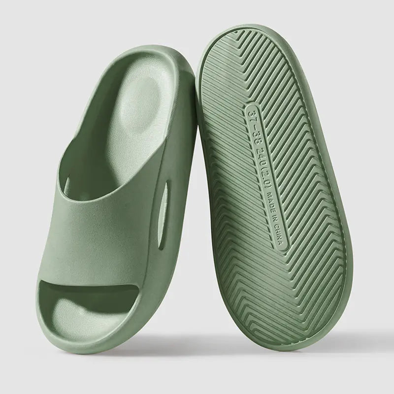 Sandalias y Zapatillas de Baño con Suela Gruesa para el Hogar