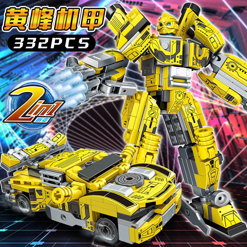 Robot Transformable Compatible con Bloques de Construcción LEGO