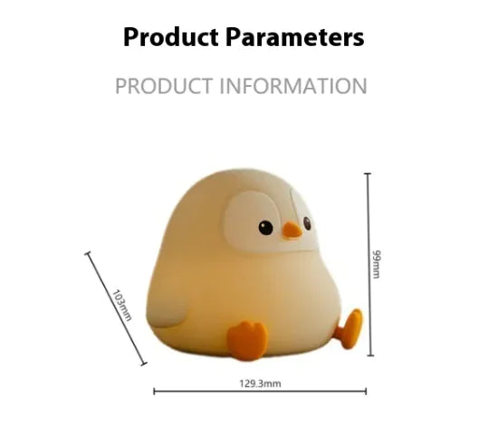 Luz Nocturna para Bebé Pingüino