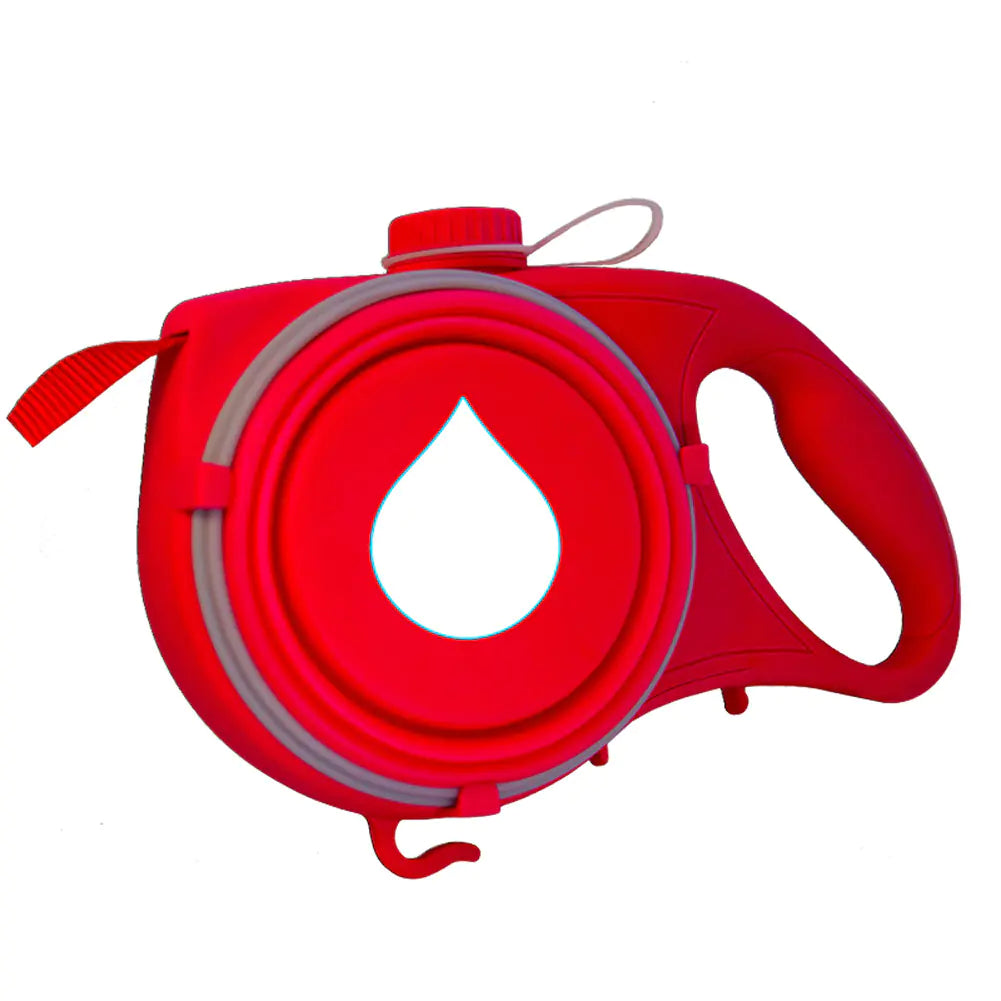 Cuerda de tracción portátil con botella de agua para exteriores