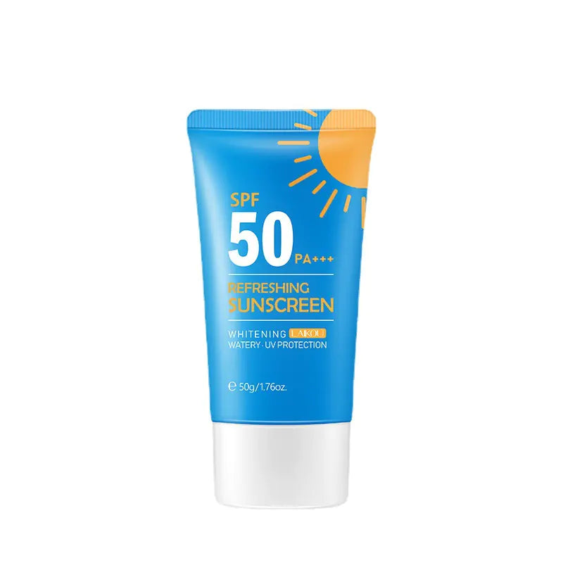 Protector solar blanqueador hidratante para el cuidado de la piel del rostro