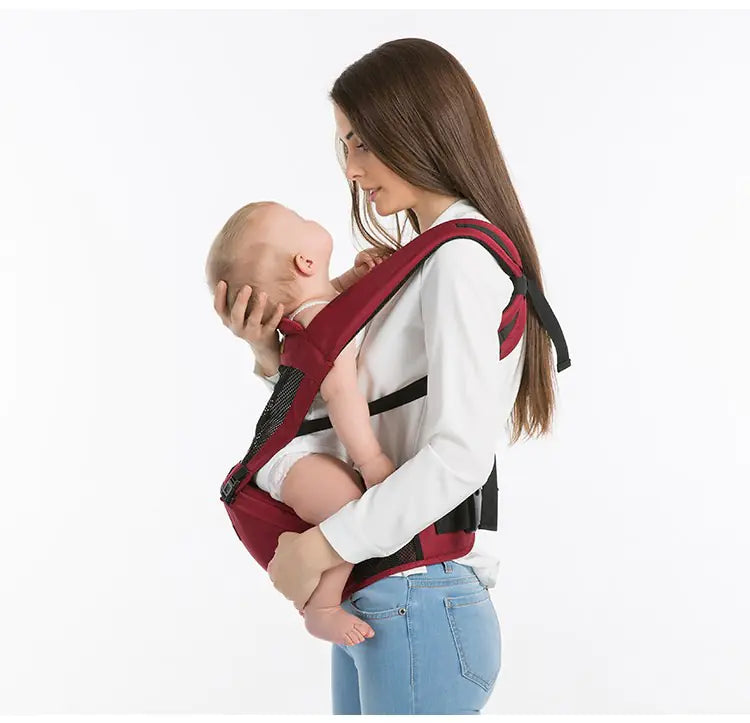Portabebés, Mochila para Bebé, Taburete de Cintura, Silla de Arnés