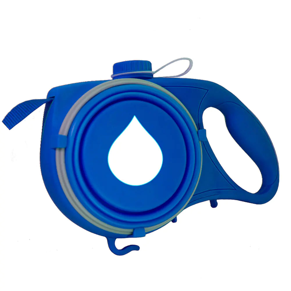 Cuerda de tracción portátil con botella de agua para exteriores